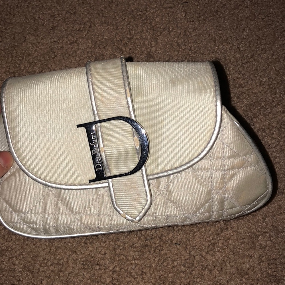 Dior mini makeup bag